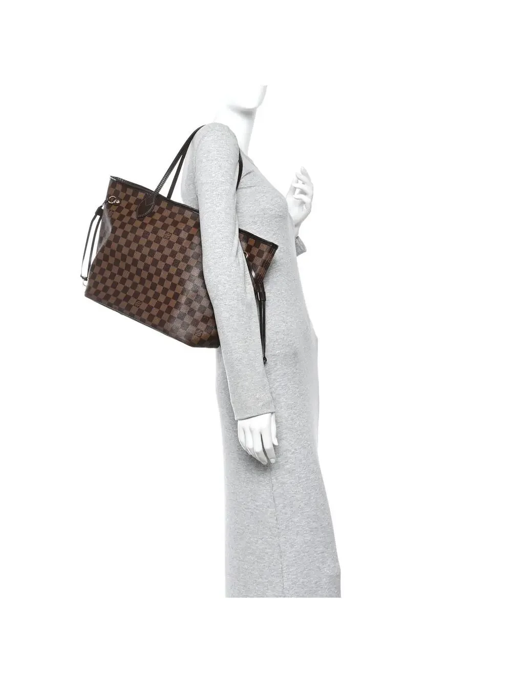 Louis Vuitton Damier Ebene Neverfull Mm #329489L85B